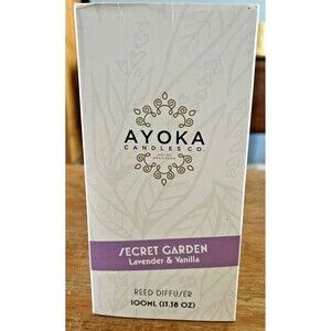 Ayoka Candles Co. Reed Diffuser Secret Garden Lavender & Vanilla 100ml Scent